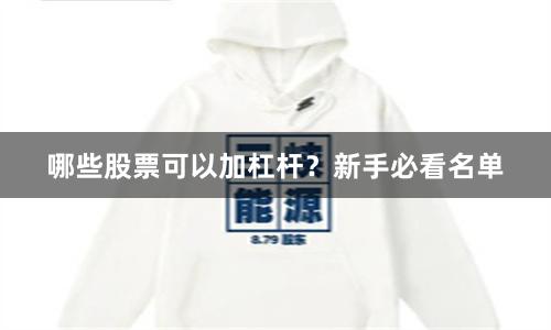 哪些股票可以加杠杆？新手必看名单